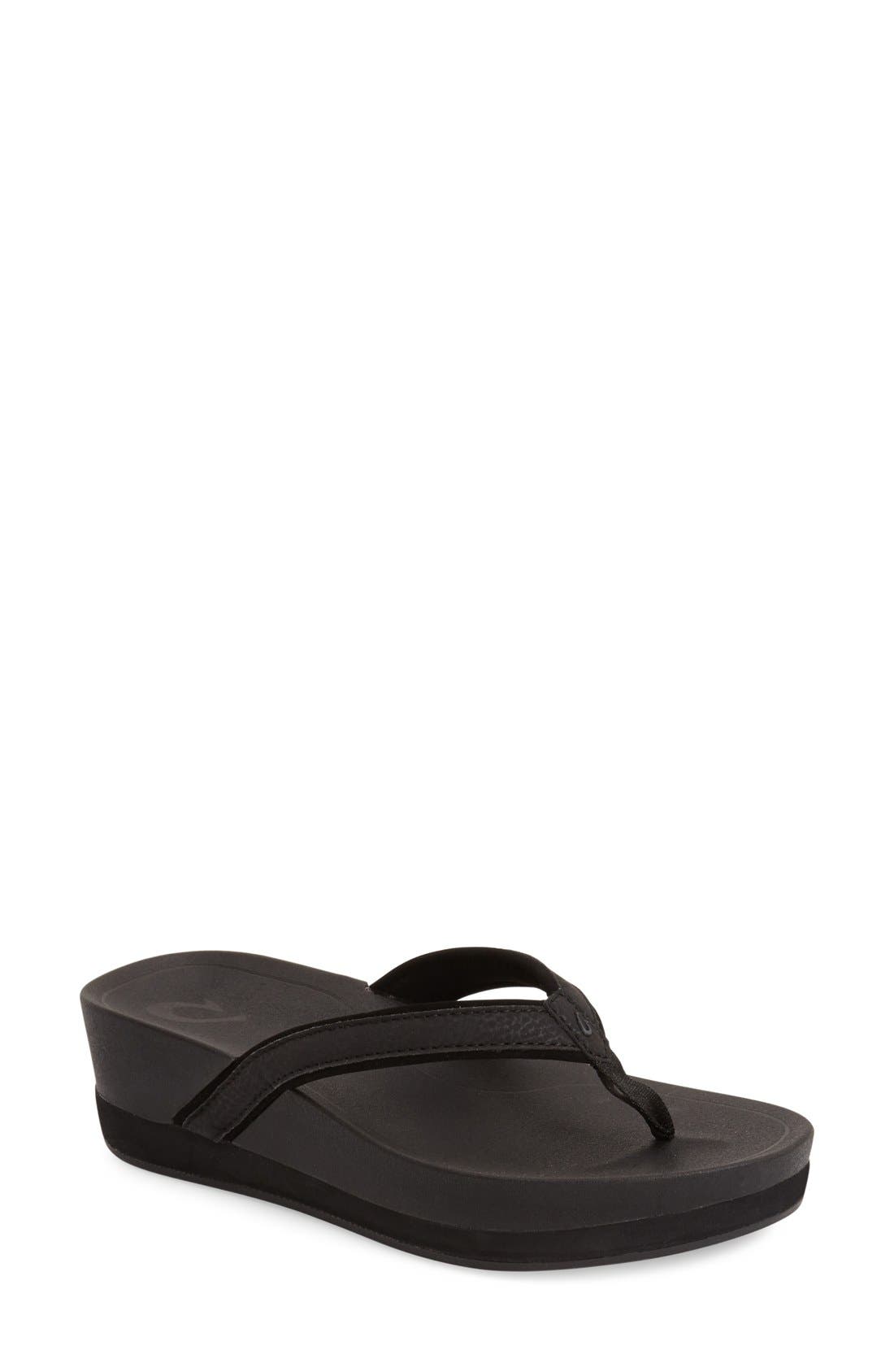 OluKai 'Hoalaho' Wedge Flip Flop (Women) Nordstrom