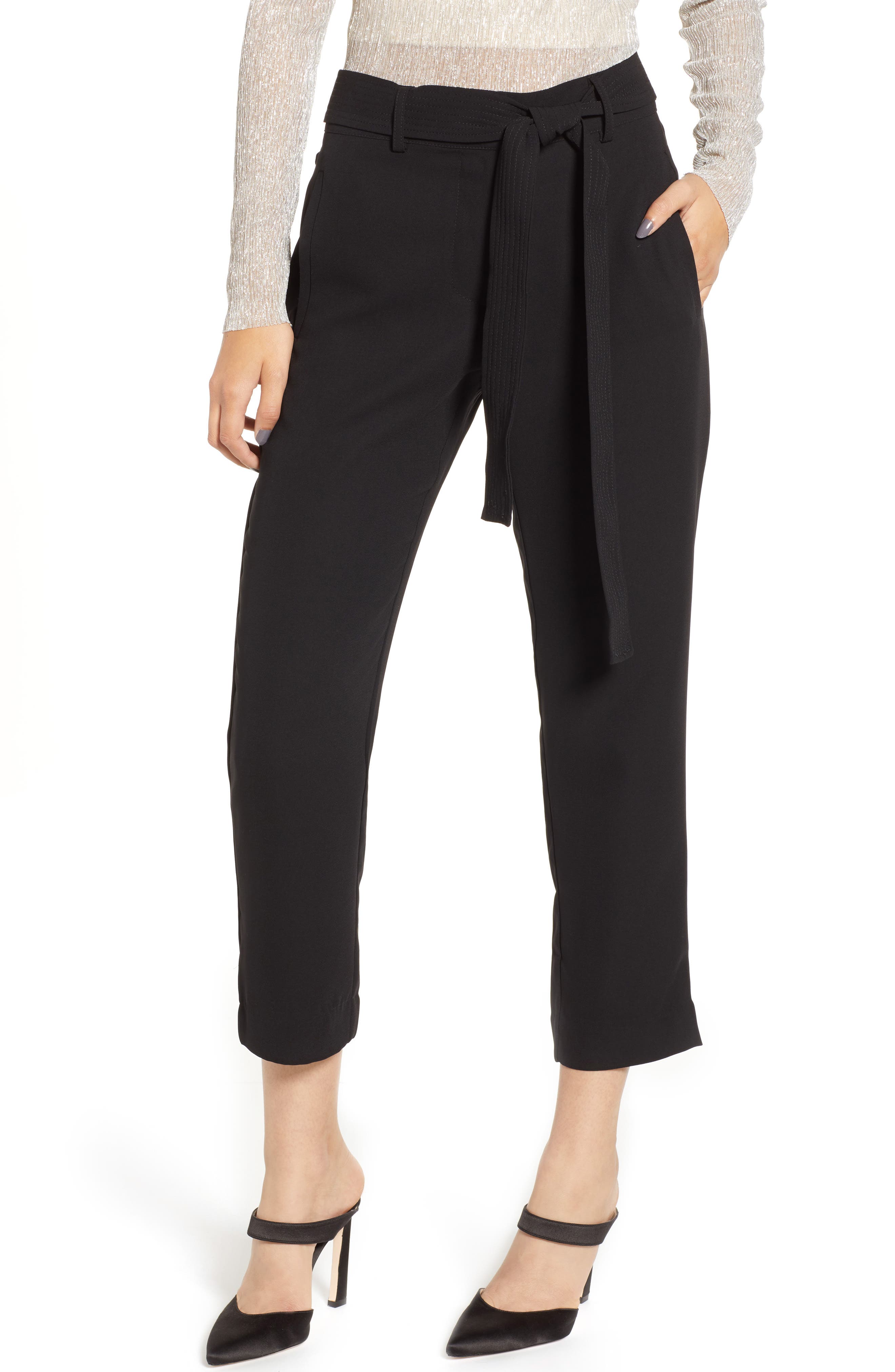 Chelsea28 Tie Waist Ankle Pants Nordstrom