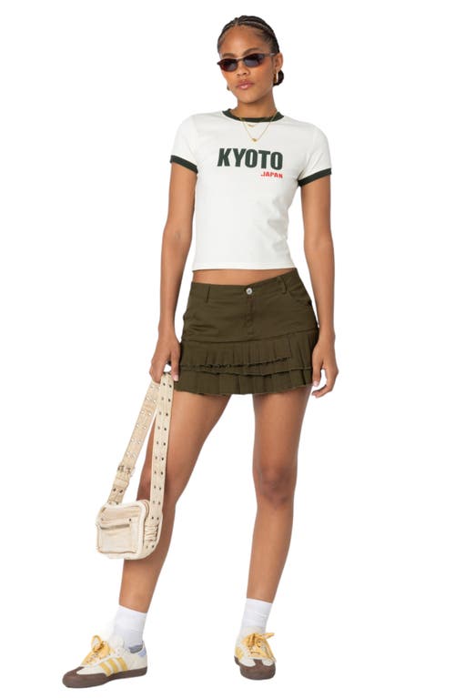 EDIKTED EDIKTED KYOTO GRAPHIC BABY TEE