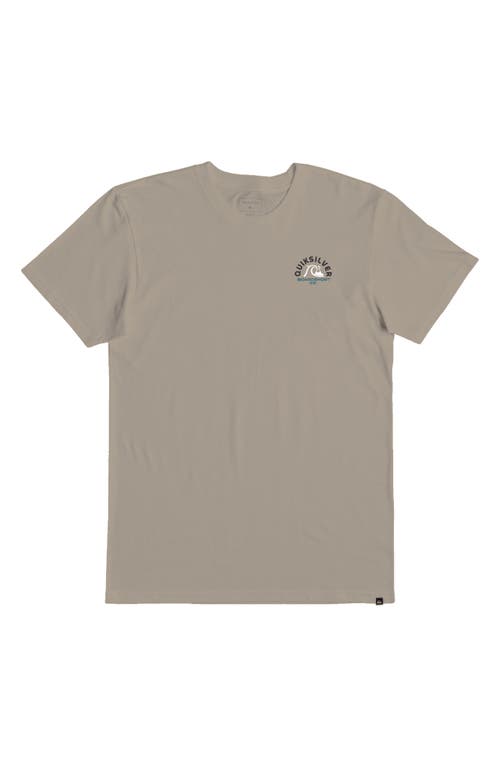 Quiksilver Ice Cold Graphic T-shirt In Plaza Taupe