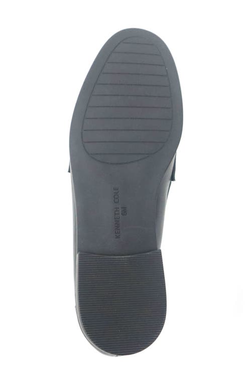 Kenneth Cole Lyra Tassel Loafer In Black Leather