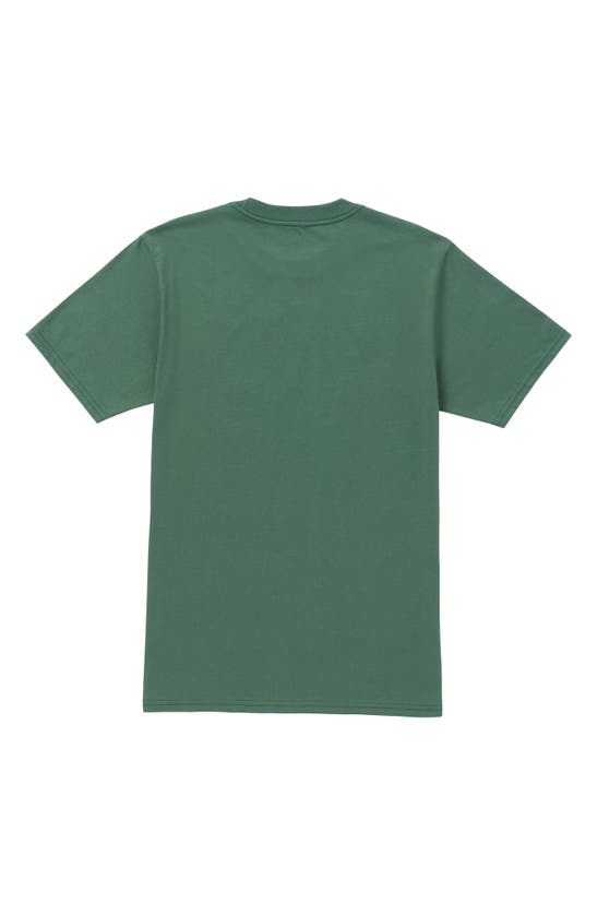 Shop Volcom Chain Drive Graphic T-shirt In Fir Green