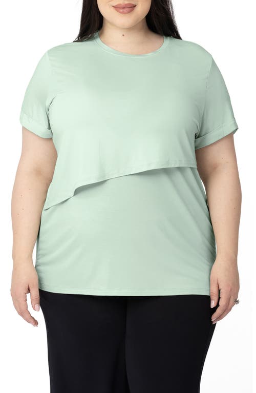 Kindred Bravely Everyday Asymmetric Ruffle Nursing/Maternity Top at Nordstrom,