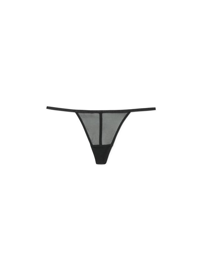 Shop Adore Me Shelly G-string Panties In Black