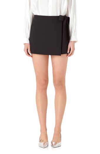 English Factory Women's Pleats Detailed Mini Skort