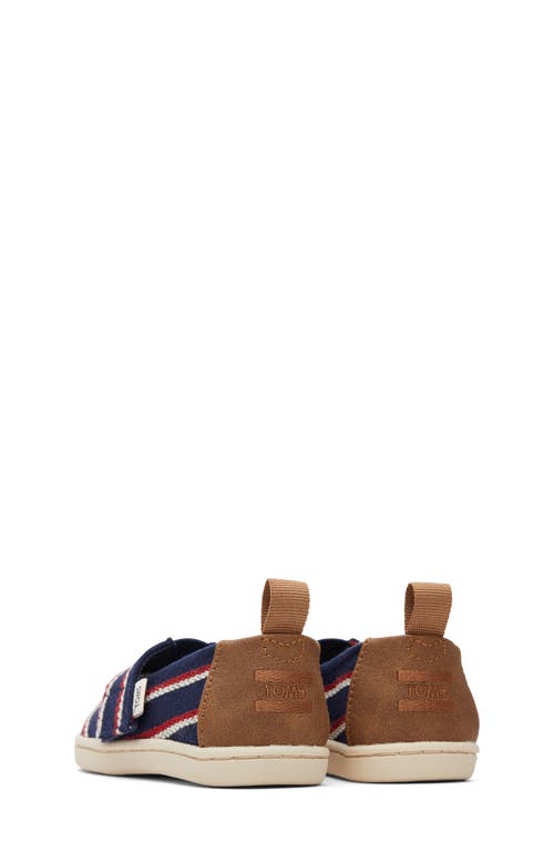 TOMS TOMS KIDS' STRIPE ALPARGATA SLIP-ON SNEAKER