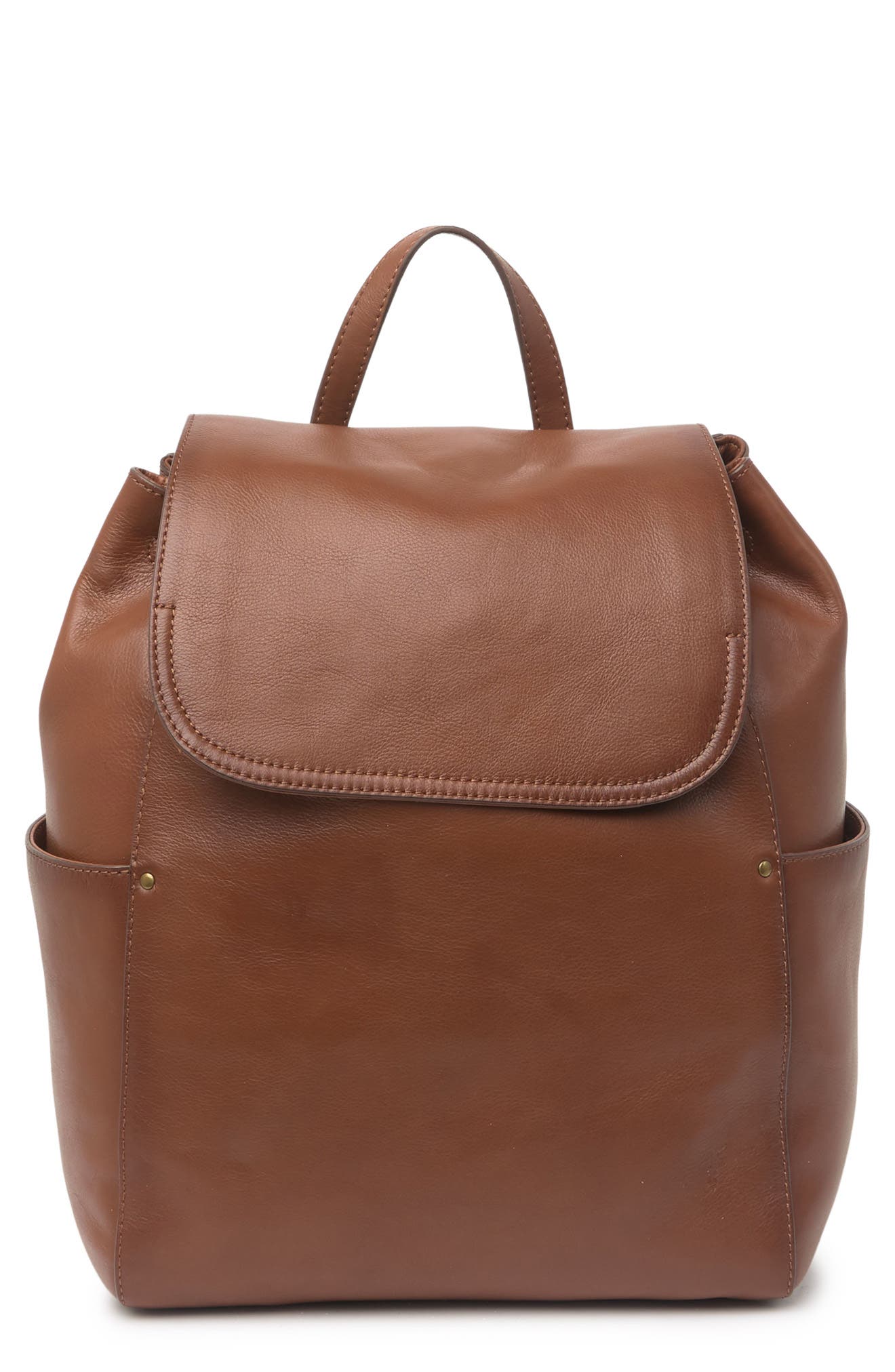 Frye Olivia Leather Backpack In Black ModeSens