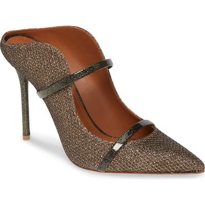 Malone Souliers Maureen Double Band Mule - Metallic (Nordstrom Exclusive)