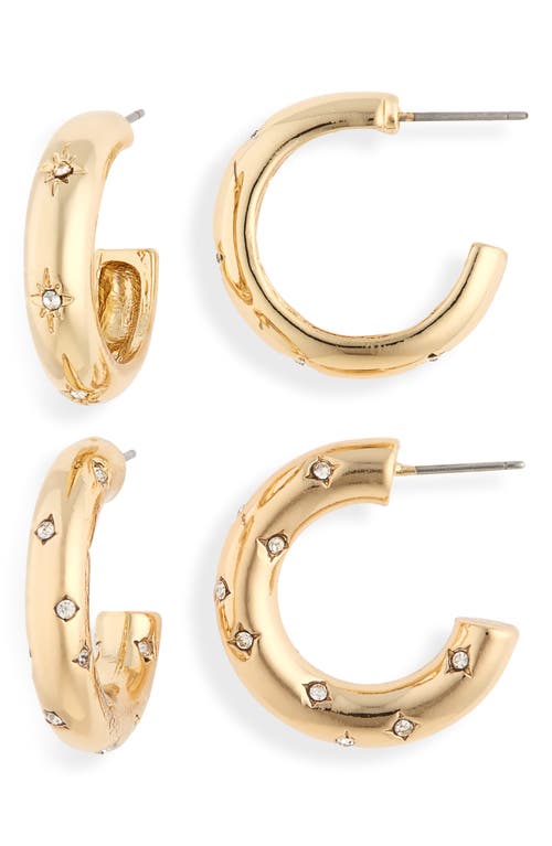 8 Other Reasons 2-Pack Hoop Earrings in Gold