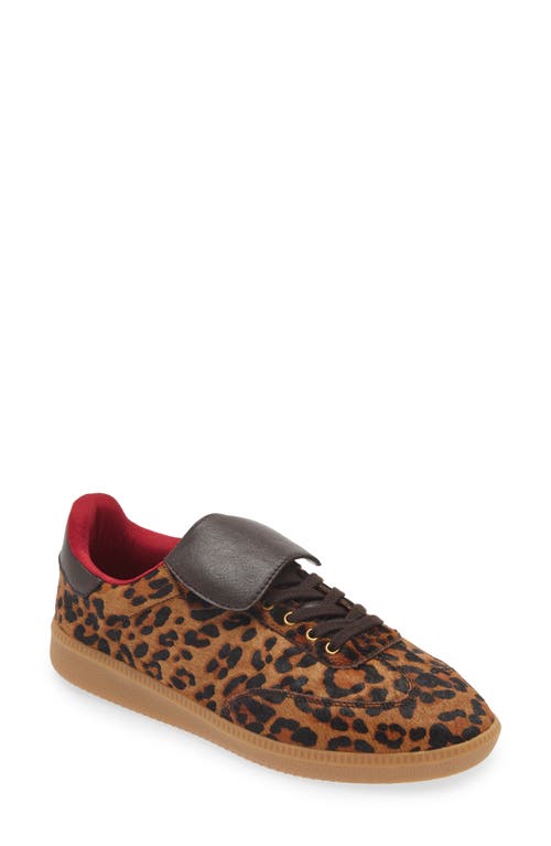 Shop Jeffrey Campbell Dillan Genuine Calf Hair Sneaker In Brown Black Cheetah