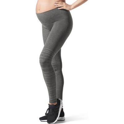 Blanqi Sportsupport Hipster Cuff Support Maternity/postpartum Leggings, Grey