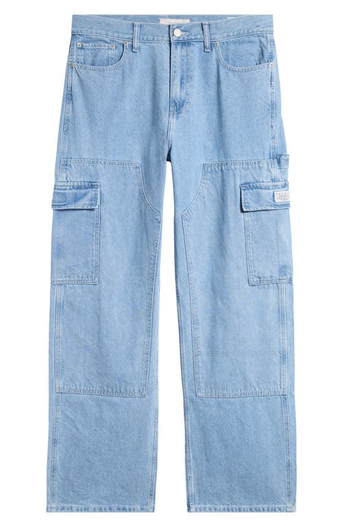 Shop Pacsun Cowboy Cargo Jeans In Medium Indigo