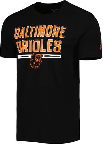 Men's New Era Black Baltimore Orioles Batting Practice T-Shirt Size: Small