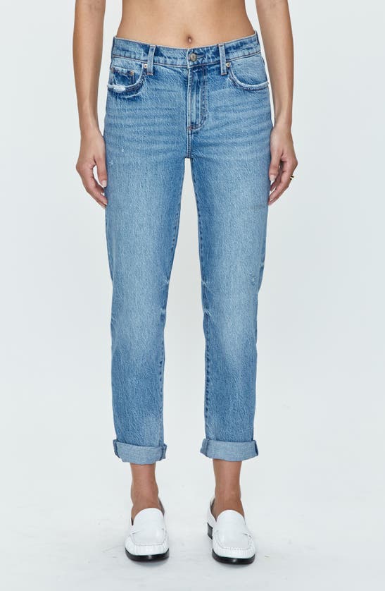 Pistola Riley Cuffed Ankle Straight Leg Jeans In Hilltop Vintage