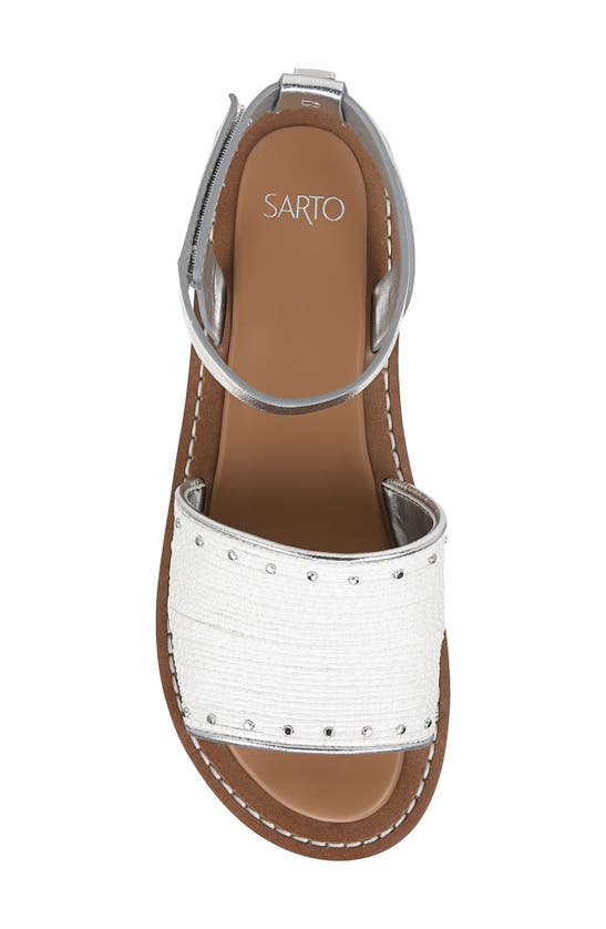 Shop Sarto By Franco Sarto Rosa Ankle Strap Sandal In White