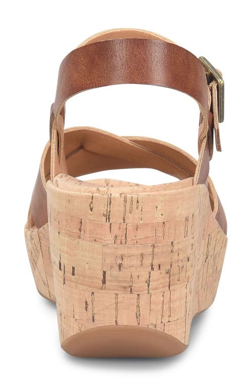 Korks Denica Wedge Sandal In Tan