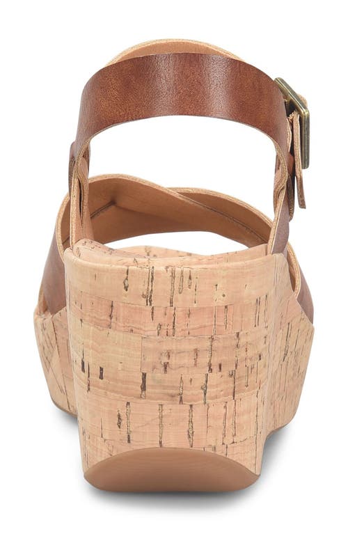 Shop Korks Denica Wedge Sandal In Tan