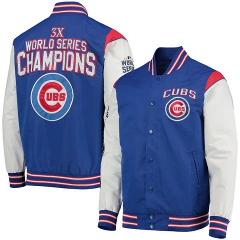 Men's St. Louis Cardinals G-III Sports by Carl Banks Red/Navy Complete Game  Commemorative Full-Snap Jacket