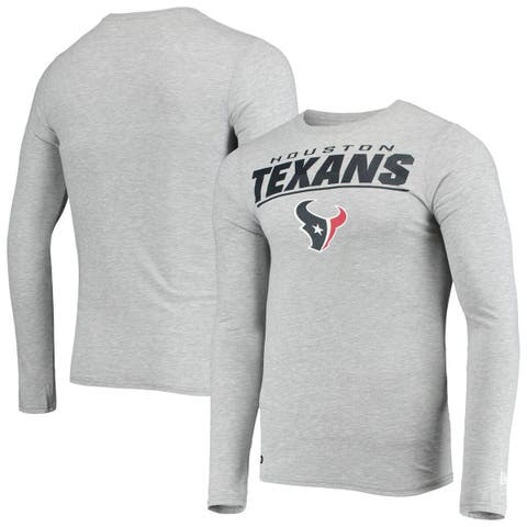 Men's New Era Heathered Gray Las Vegas Raiders Combine Authentic Red Zone Long Sleeve T-Shirt Size: Small