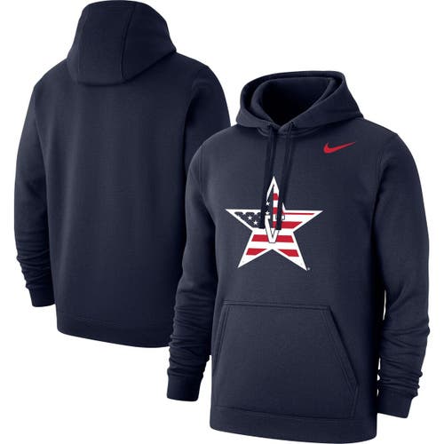 Men's Nike Black Vanderbilt Commodores Logo Club Pullover Hoodie