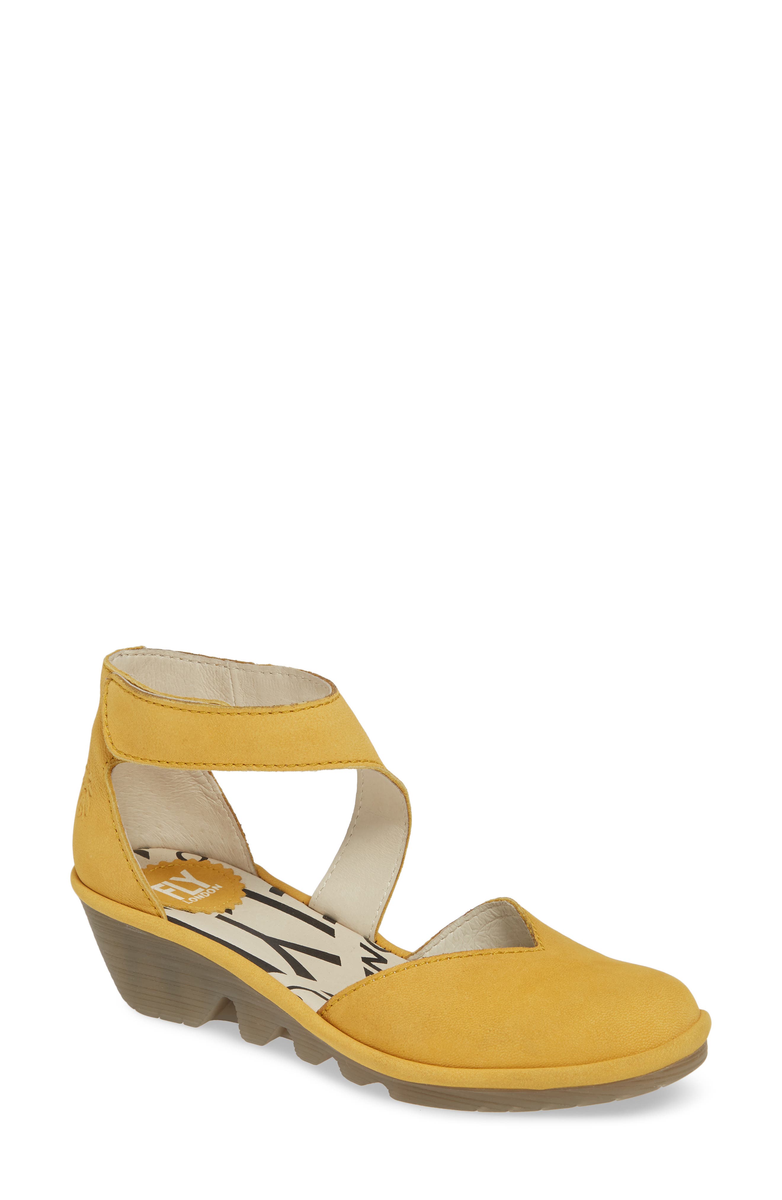 Fly London Pats Pump, Yellow