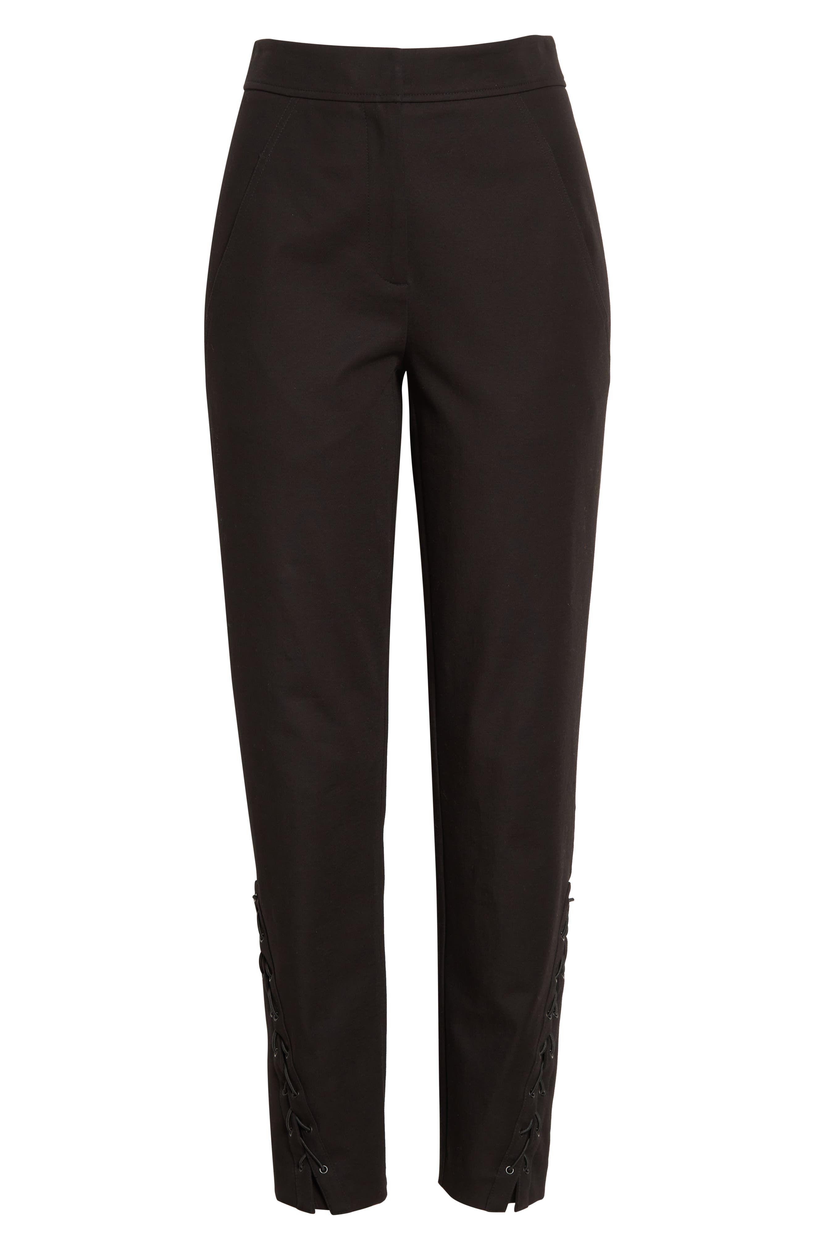 donna karan black pants