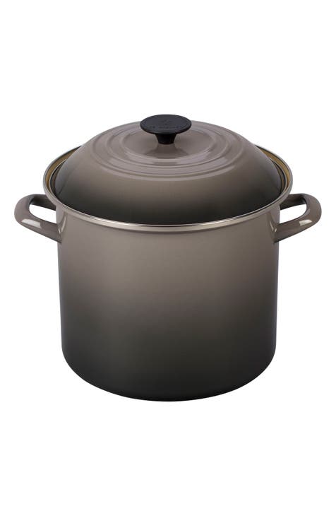 Alpine Cuisine 2 Quart Non-stick Stock Pot with Tempered Glass Lid and