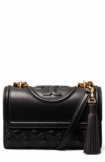 Fleming Soft Small Convertible Bag - Tory Burch - Leather - Grey ref.967057  - Joli Closet