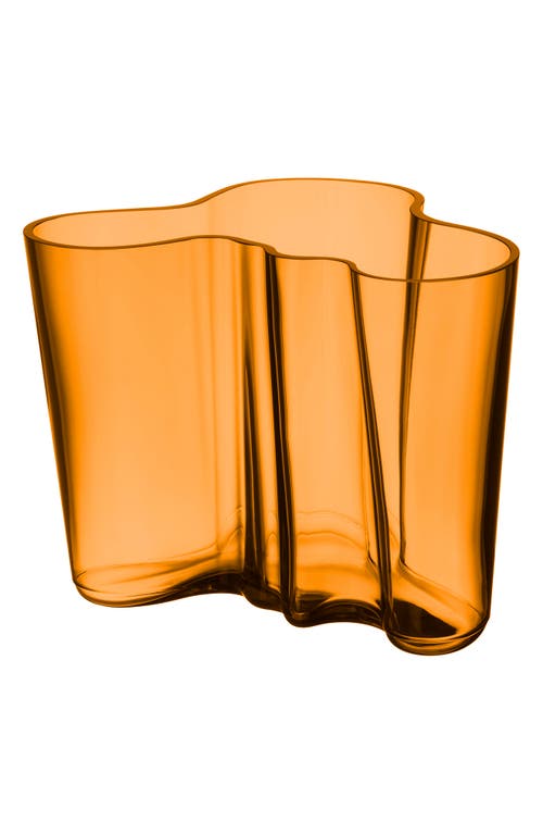 Iittala Alvar Aalto Glass Vase in Copper at Nordstrom