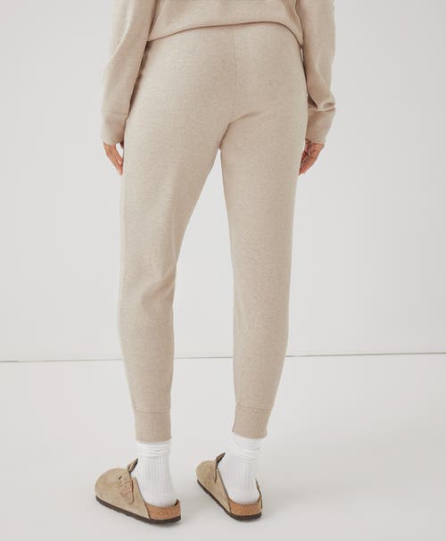 Shop Pact Organic Cotton Airplane Jogger In Wheat Heather