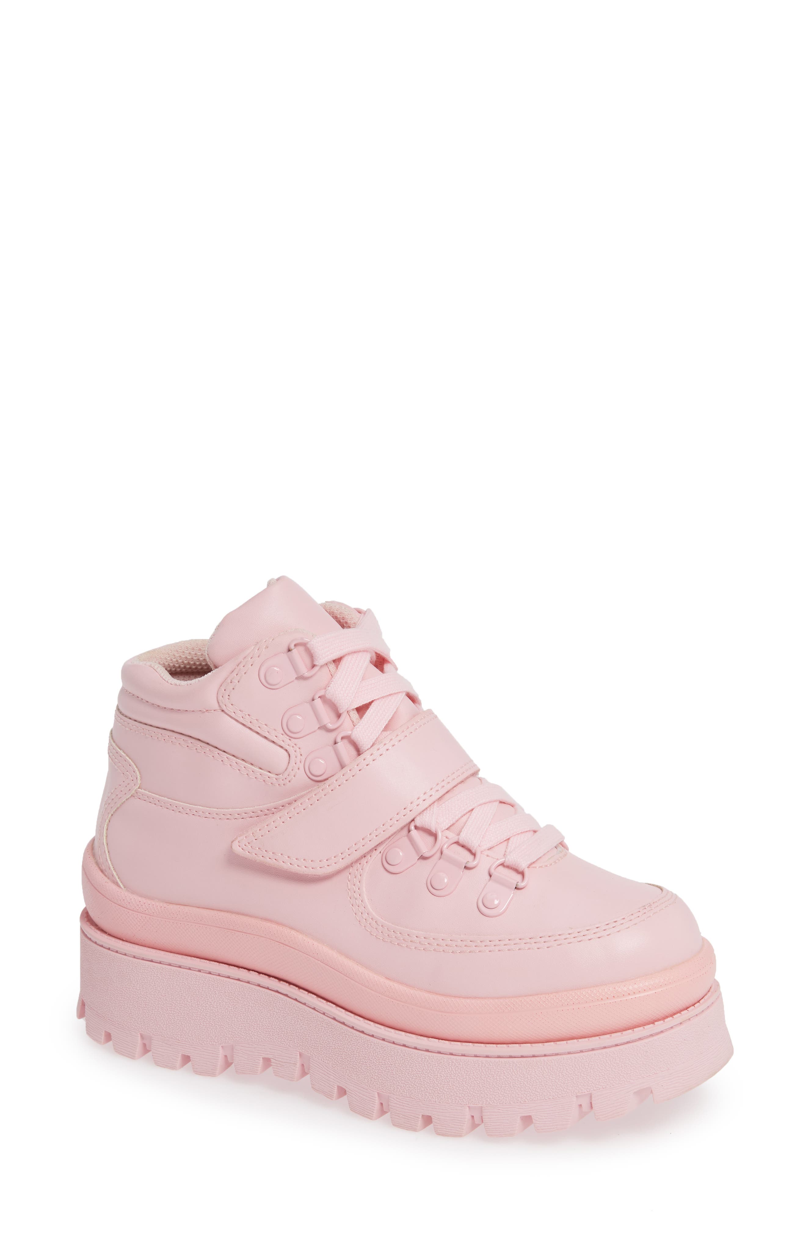 jeffrey campbell white high top platform sneakers