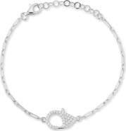 SPHERA MILANO CZ Clasp Chain Bracelet