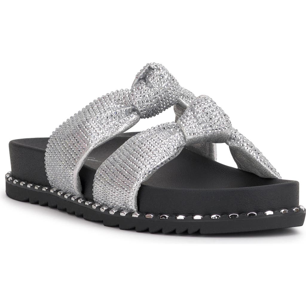Jessica Simpson Caralyna Platform Slide Sandal In Gray