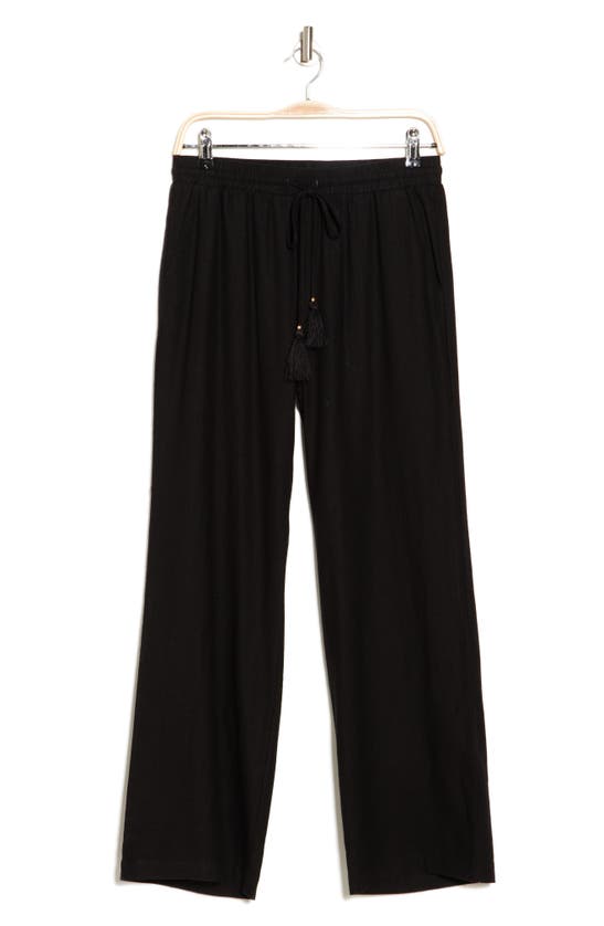 Shop Ellen Tracy Wide-leg Pants In Black