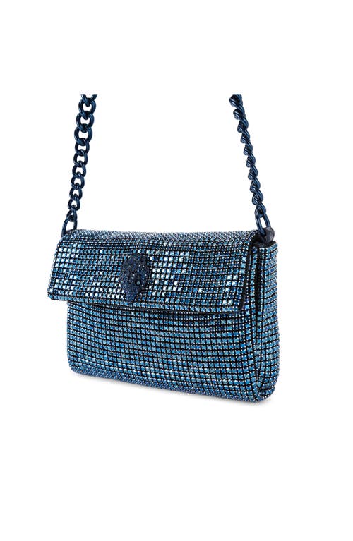 Shop Kurt Geiger London Small Party Shoulder Bag In Dark Blue