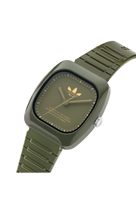 Shop Adidas Originals Ao Bracelet Watch In Green