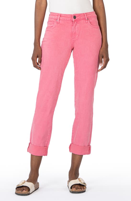 Shop Kut From The Kloth Catherine Mid Rise Boyfriend Jeans In Poppy