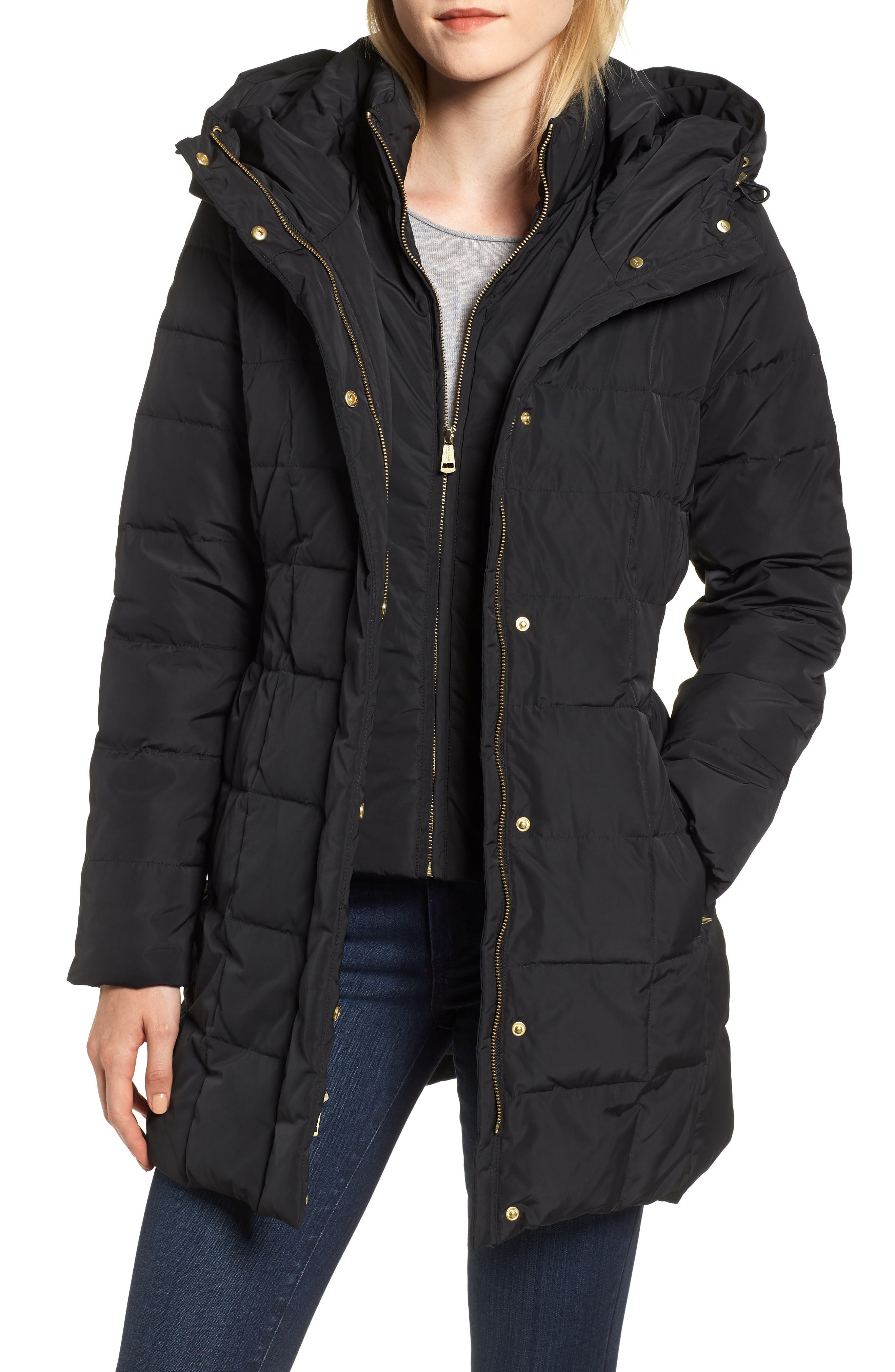 Cole haan hooded down & feather jacket Clearance