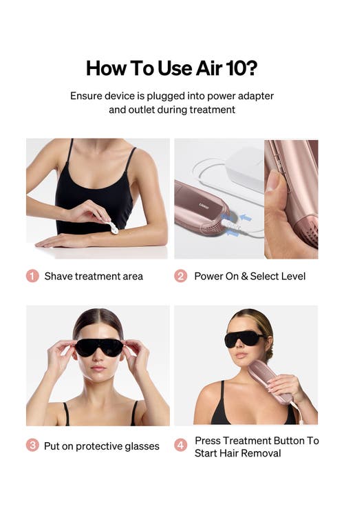 Ulike Air10 Ipl Hair Removal Device In Pink