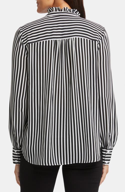 Nydj Ruffle Neck Blouse In Citiscape