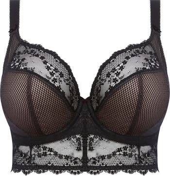 Yeahitch Women's Plus Size Charley Longline Push Up Hollow Out