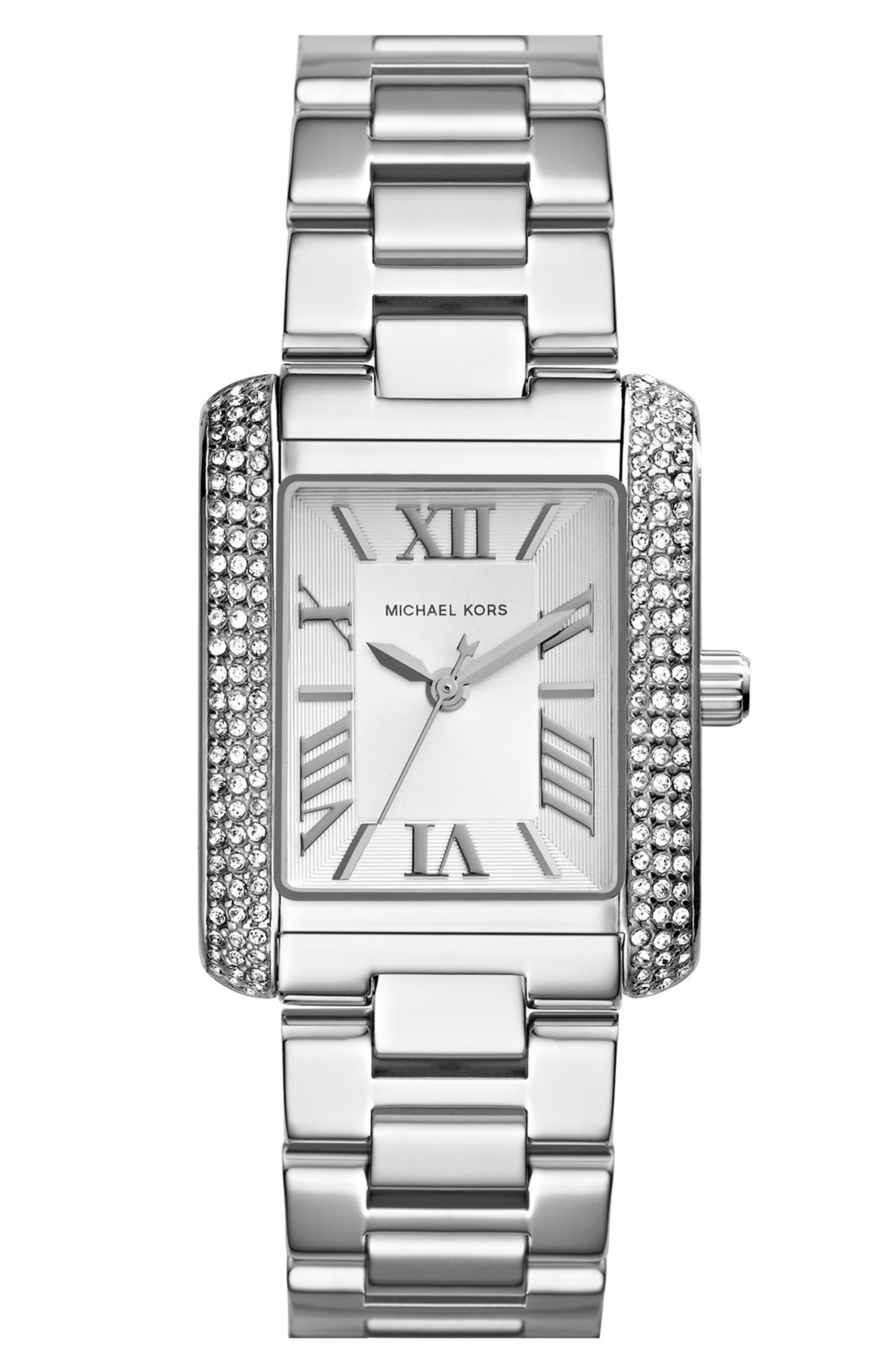 Michael Kors 'Petite Emery' Crystal Accent Bracelet Watch, 33mm | Nordstrom