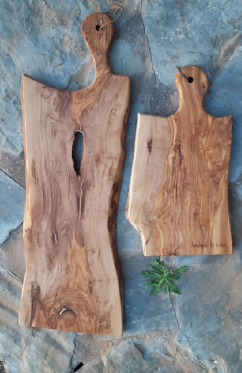 Alcantara-frederic Alcantara Frederic Olive Wood Cutting Board In Natural