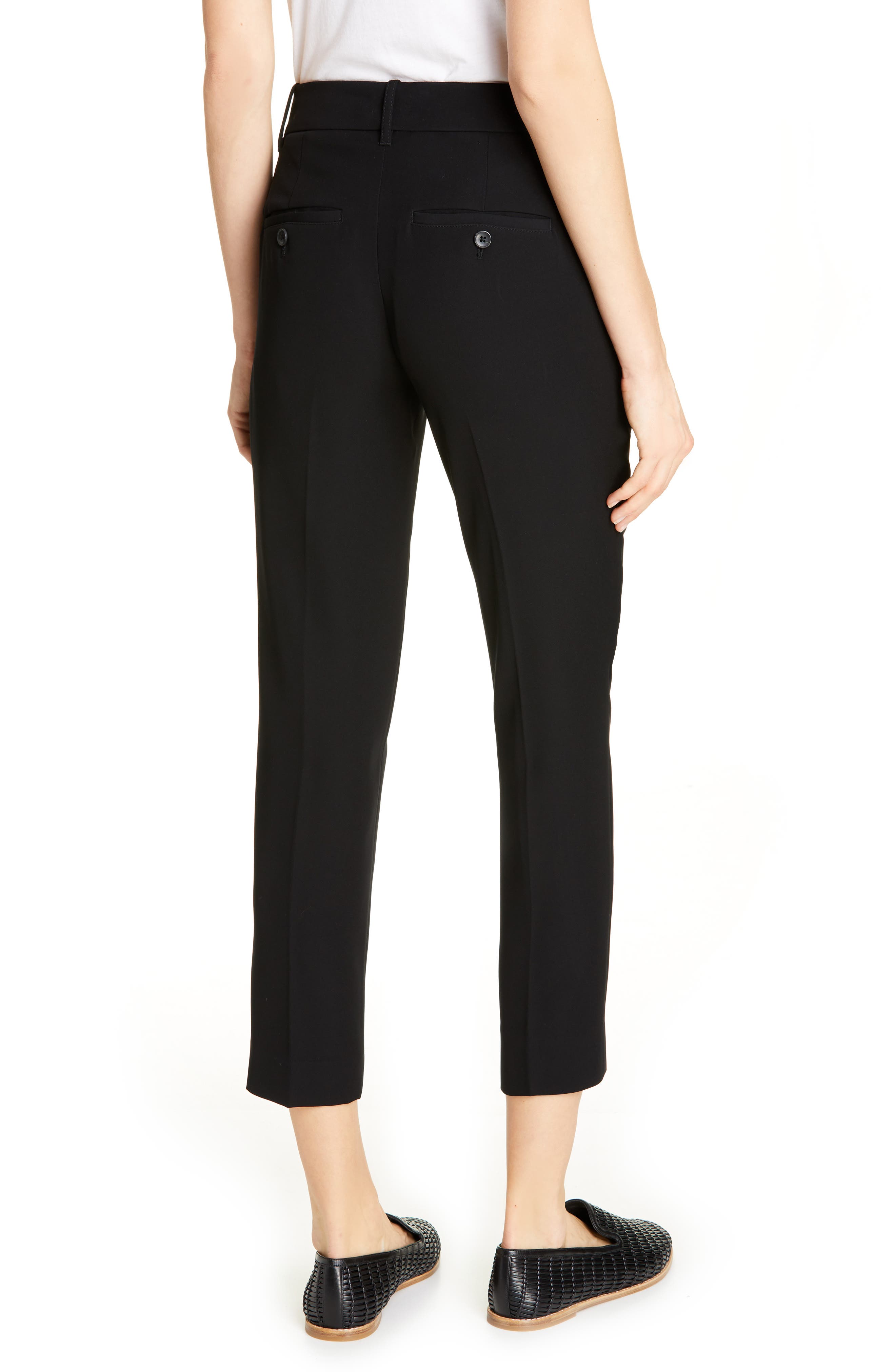 Vince Flat Front Crop Trousers | Nordstrom
