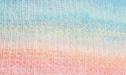 Paolina Russo Candy Mohair & Alpaca Blend Wrap Cardigan In Candy Rainbow