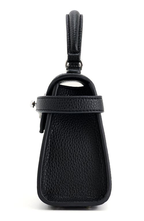 Jw Pei Elise Faux Leather Top Handle Bag In Black
