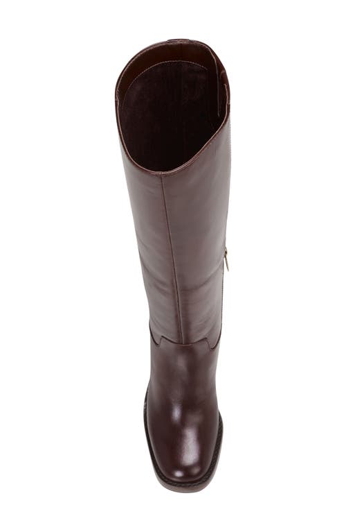 Shop Vince Camuto Gibi Knee High Boot In Dark Mahogany