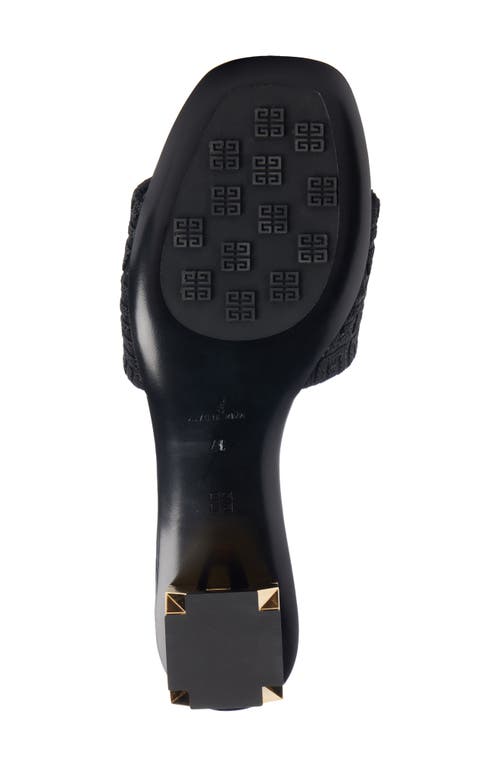 Shop Givenchy G-cube Sandal In Black