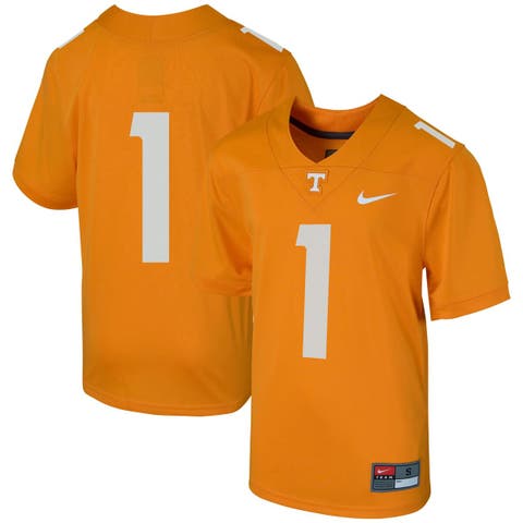 Men's Nike #1 Gray Tennessee Volunteers Alternate Game Football Jersey