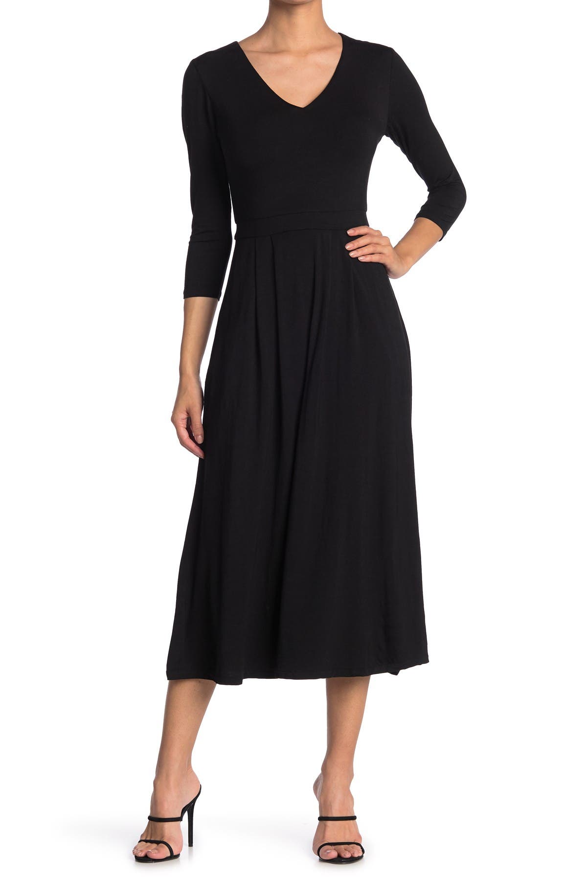 coraline jersey midi dress